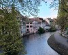 Photo de la rivière l'Ill traversant la ville de Strasbourg