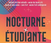 Affiche nocturne étudiante 2025