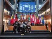 Les étudiants au Parlement Européen