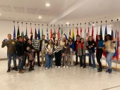 Photo de groupe au parlement européen