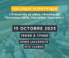 Colloque scientifique Précarités et aléas climatiques