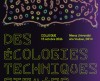 Titre du colloque sur un fond en dégradé violet avec des petits points de couleurs fluorescents