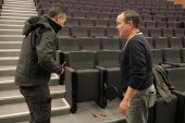 C&eacute;dric, &eacute;lectricien, a pleinement rejoint l&rsquo;&eacute;quipe technique de l&rsquo;universit&eacute; aux c&ocirc;t&eacute;s de Fabio qui a pu le faire participer aux t&acirc;ches &agrave; l&rsquo;ordre du jour de son service.