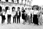 La d&eacute;l&eacute;gation de la DGESIP, en compagnie de Beno&icirc;t Roig et Nicolas Leroy (VP Administration et Relations Internationales de l'universit&eacute; de N&icirc;mes).