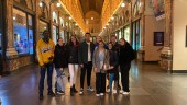 Photo de groupe aux galeries Royales Saint Hubert