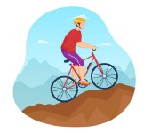 Affiche cycliste