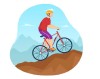 Affiche cycliste