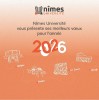 Carte de voeux de Nîmes Université