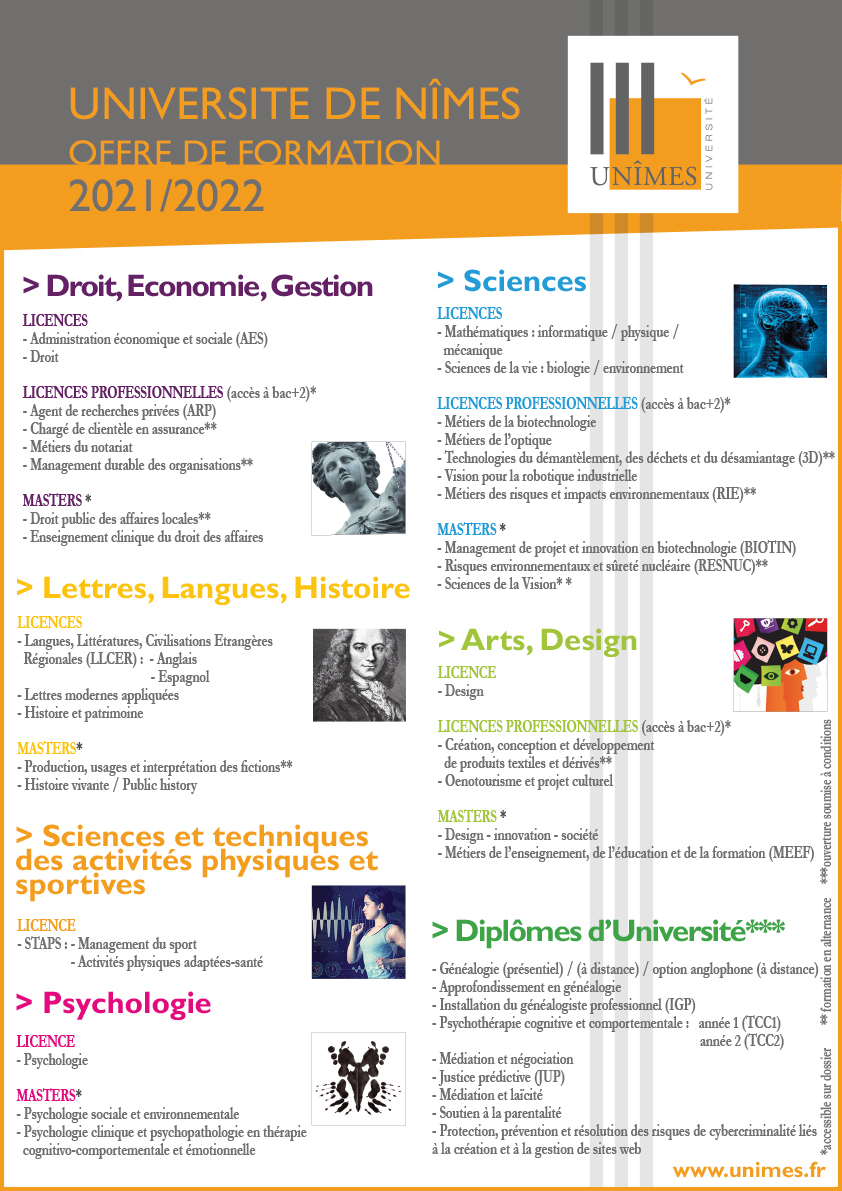 Unimes Calendrier 2022