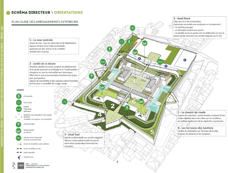 Projet de végétalisation Site Vauban Unîmes