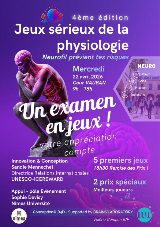 affiche jeux physiologie