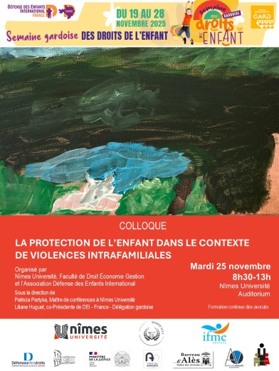 Affiche colloque droits de l'enfant