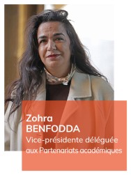 Zohra Benfodda VP Partenariats académiques