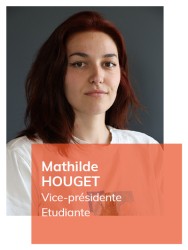 Mathilde Houget, VP Etudiante