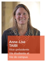 Anne-Lise Taibi VP Vie étudiante et campus