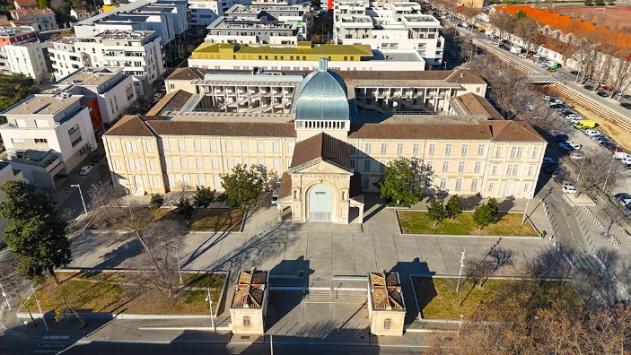 vue drone du site Hoche