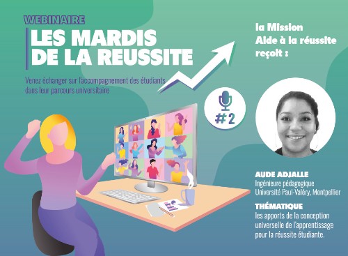 webinaire Mardis de la réussite Aude Adjalle le 10 juin à 12h