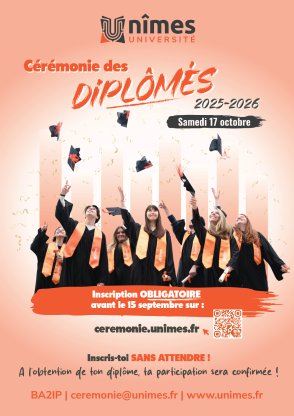 affiche cérémonie des diplômés 2026