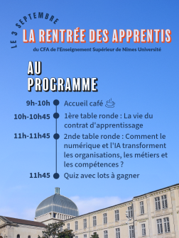 rentrée des apprentis Unîmes