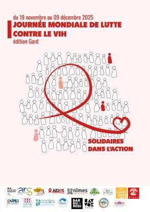 Affiche journée mondiale de lutte contre le VIH
