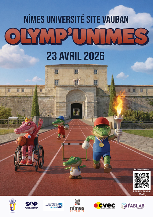 affiche Olymp'Unimes 2026
