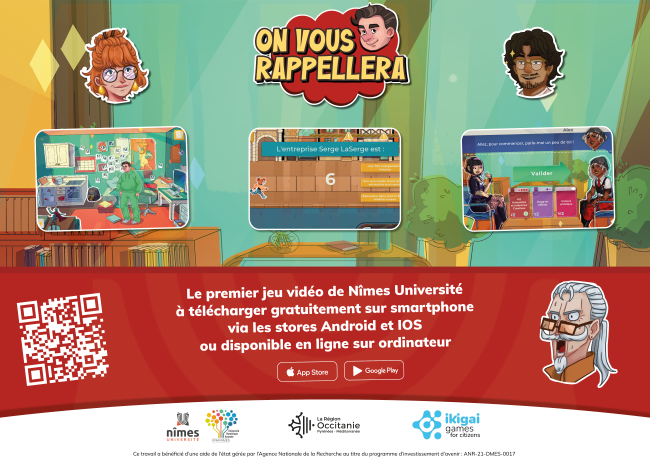 Visuel du jeu On vous rappellera