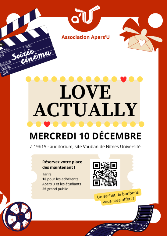 Affiche soirée cinéma : Love Actually